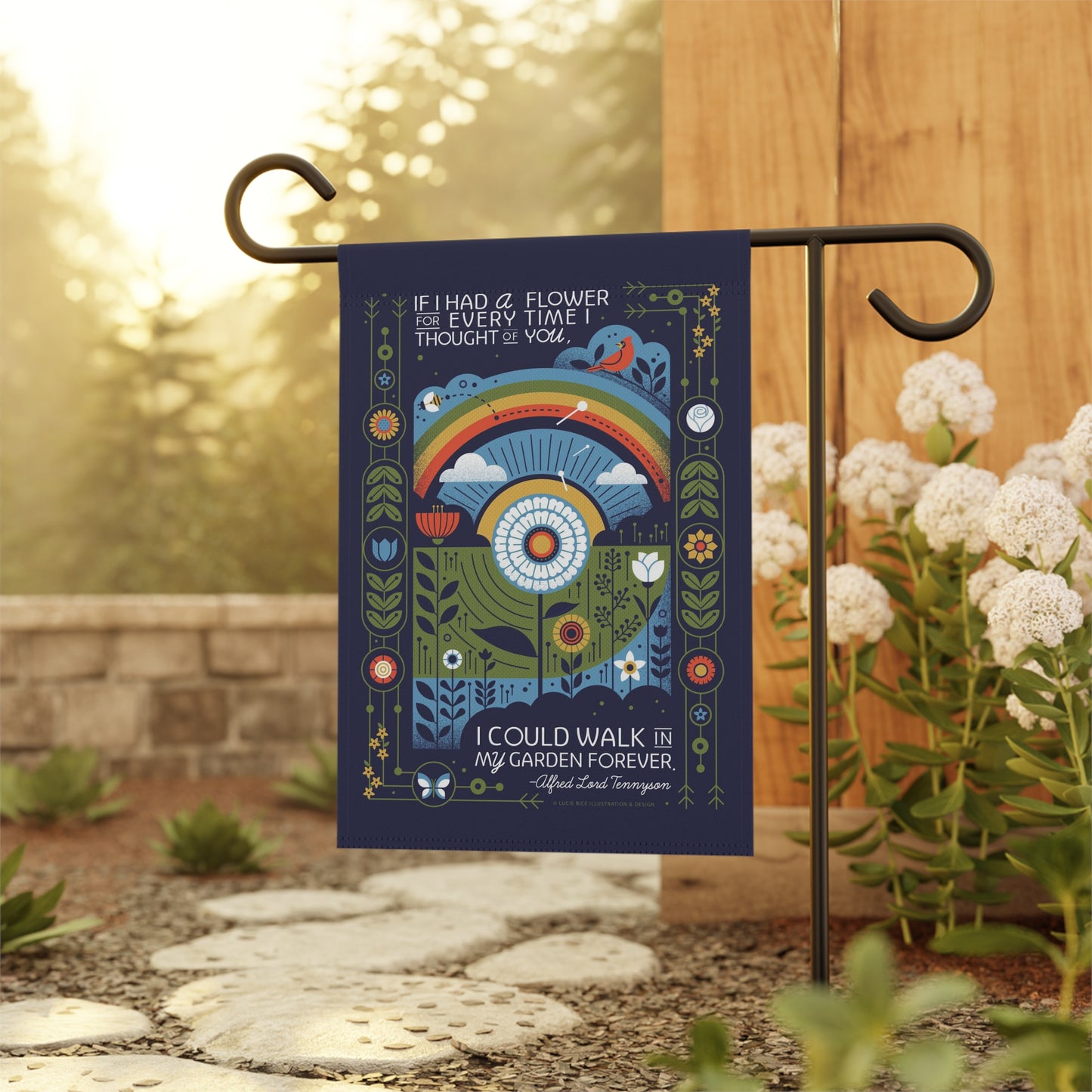 If I Had a Flower for Every Time I Thought of You...Garden & House Banner