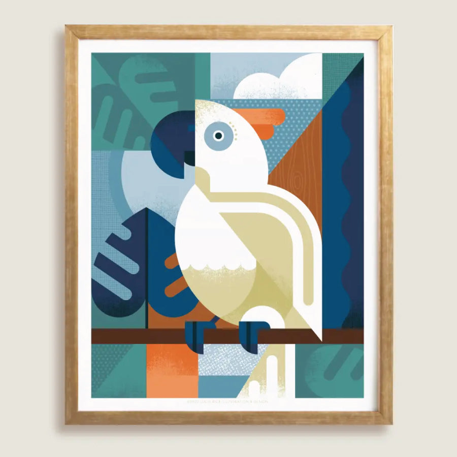 Mid Century Parrot