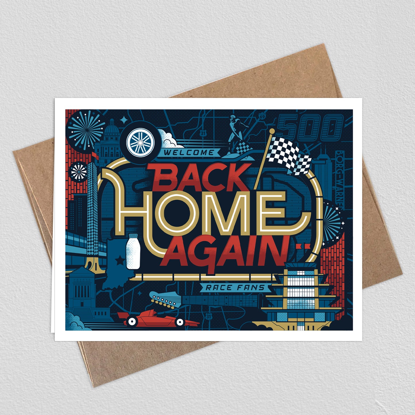 Welcome Race Fans Card