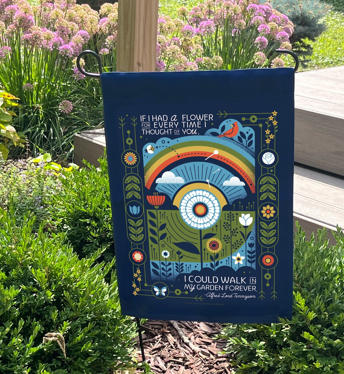 Walk in the Garden-Garden Flag