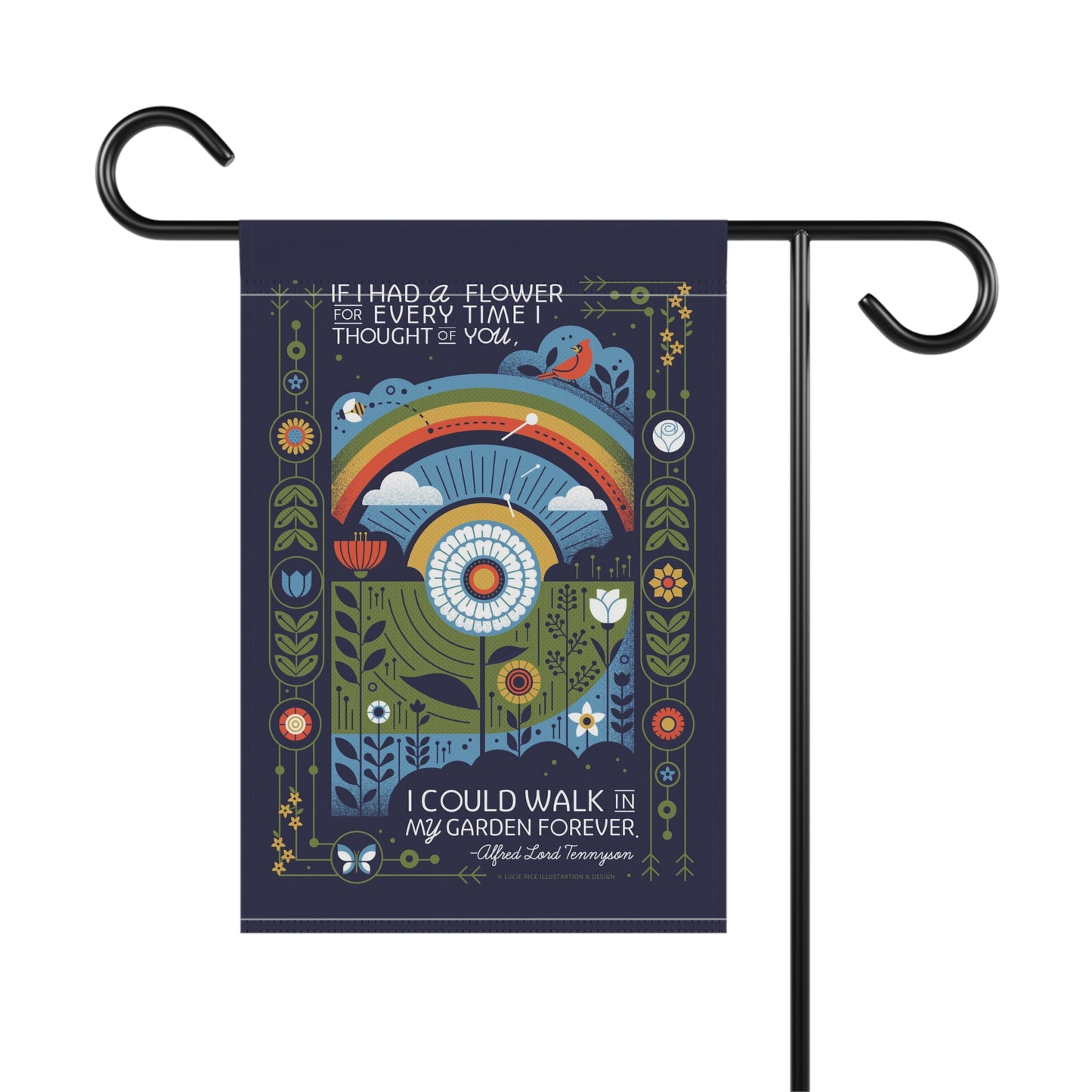 If I Had a Flower for Every Time I Thought of You...Garden & House Banner
