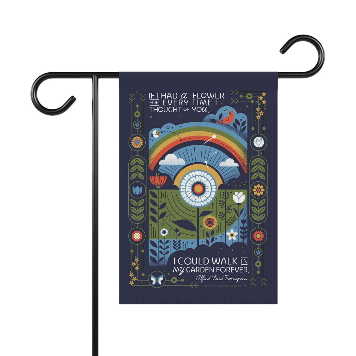 If I Had a Flower for Every Time I Thought of You...Garden & House Banner