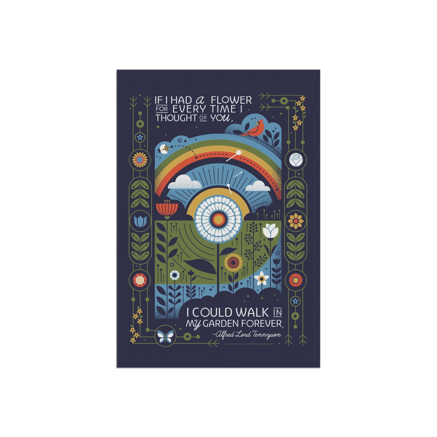 If I Had a Flower for Every Time I Thought of You...Garden & House Banner