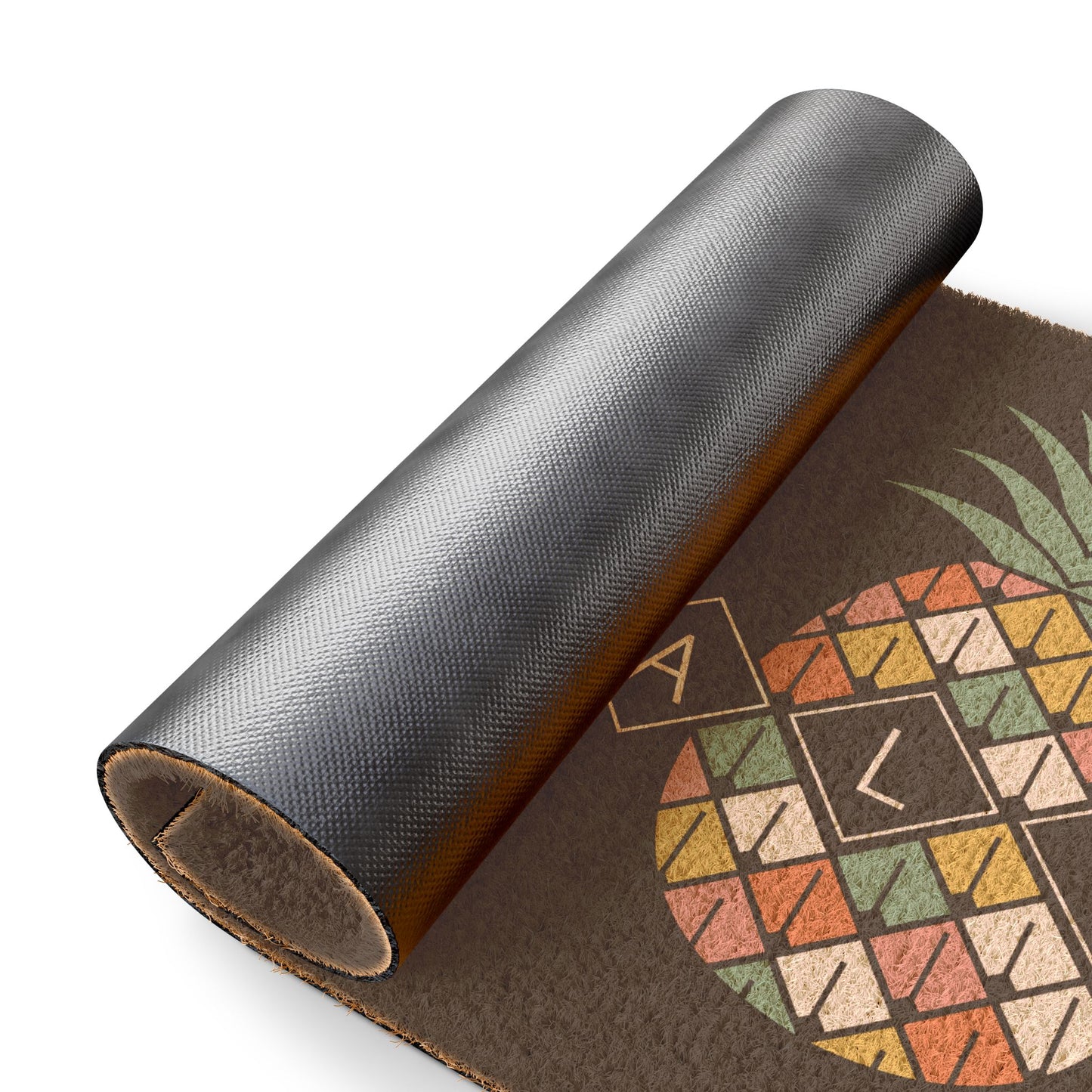Pineapple 'Hey Y'all' Doormat — Tropical Welcome Coir Mat