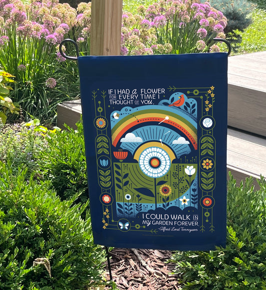 Walk in the Garden-Garden Flag