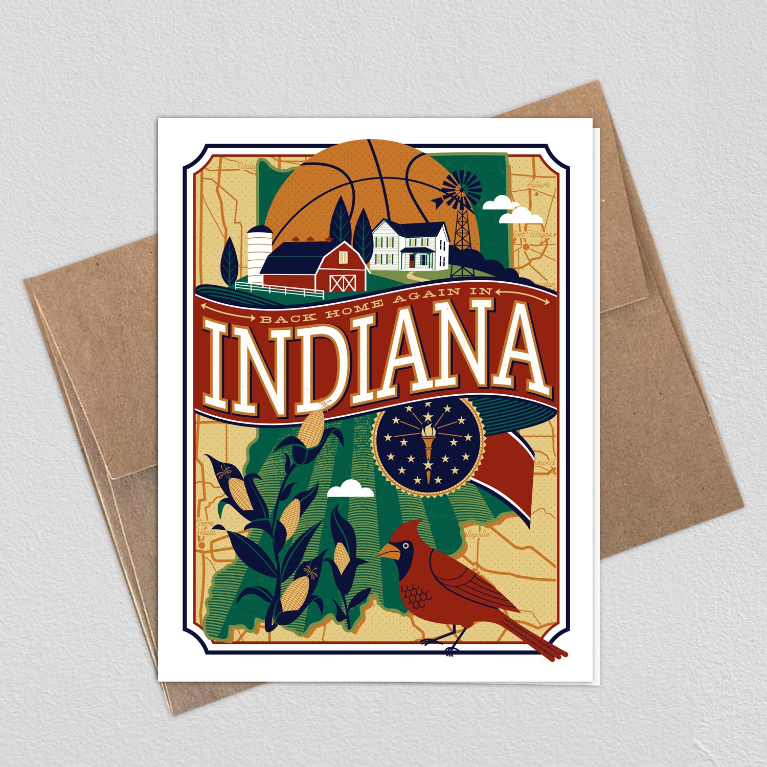 Indiana Card – Lucie Rice Illustration and Design